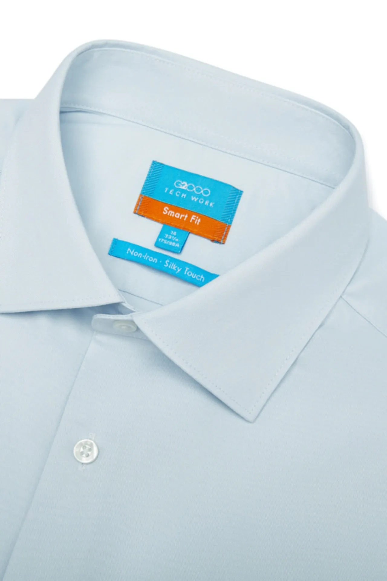 Non-Iron Silky Touch Stretch Smart Fit Twill Shirt