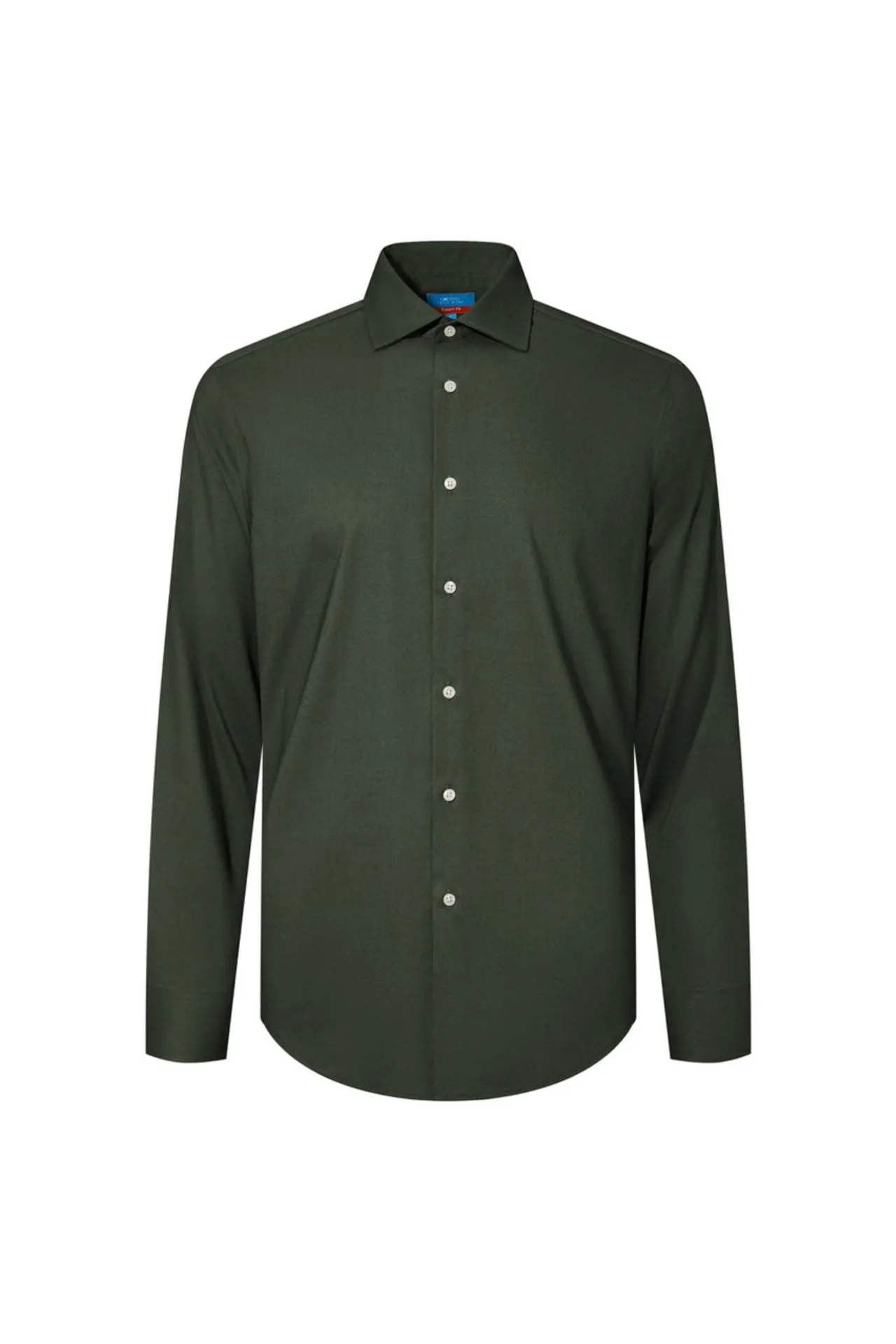 Non-Iron Silky Touch Stretch Smart Fit Twill Shirt