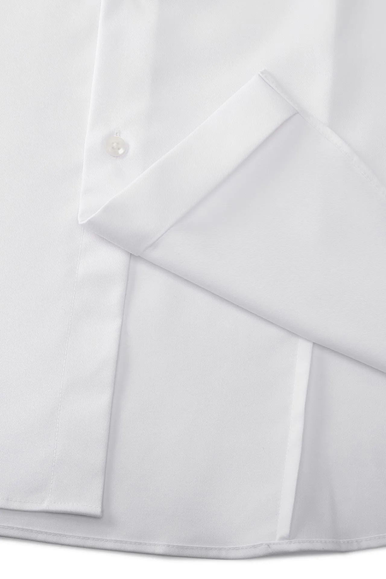 Non-Iron Silky Touch Stretch Smart Fit Twill Shirt