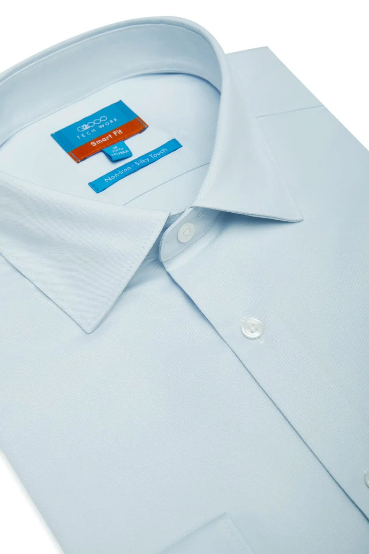 Non-Iron Silky Touch Stretch Smart Fit Twill Shirt