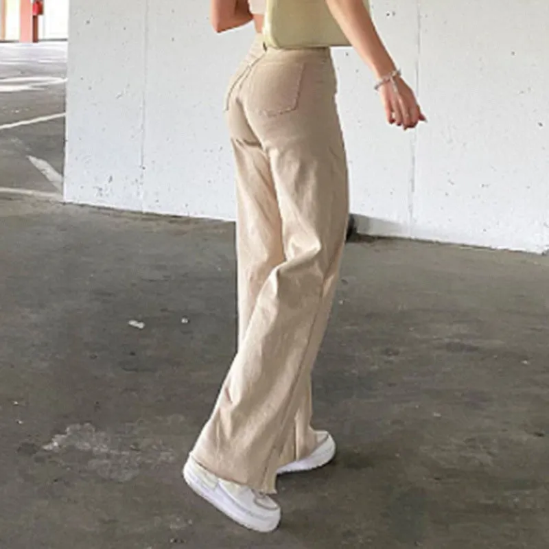 Patricia – High Waist Slim Denim Bell Bottoms
