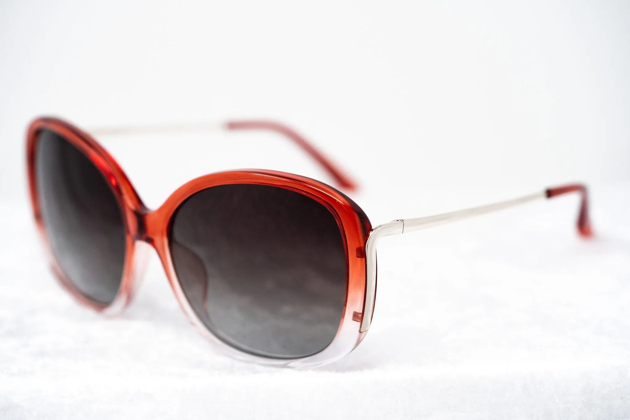 Prabal Gurung Sunglasses Oversized Red and Grey