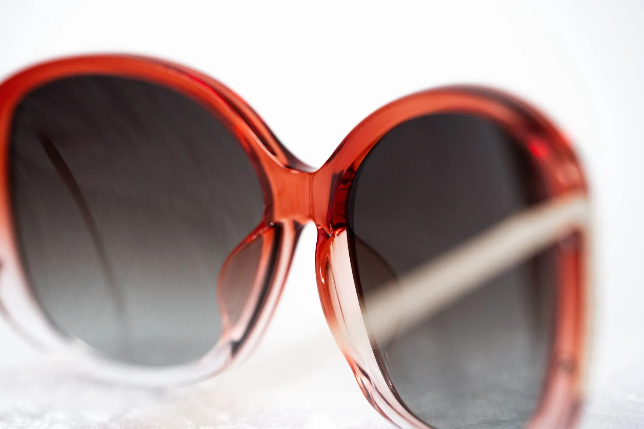 Prabal Gurung Sunglasses Oversized Red and Grey