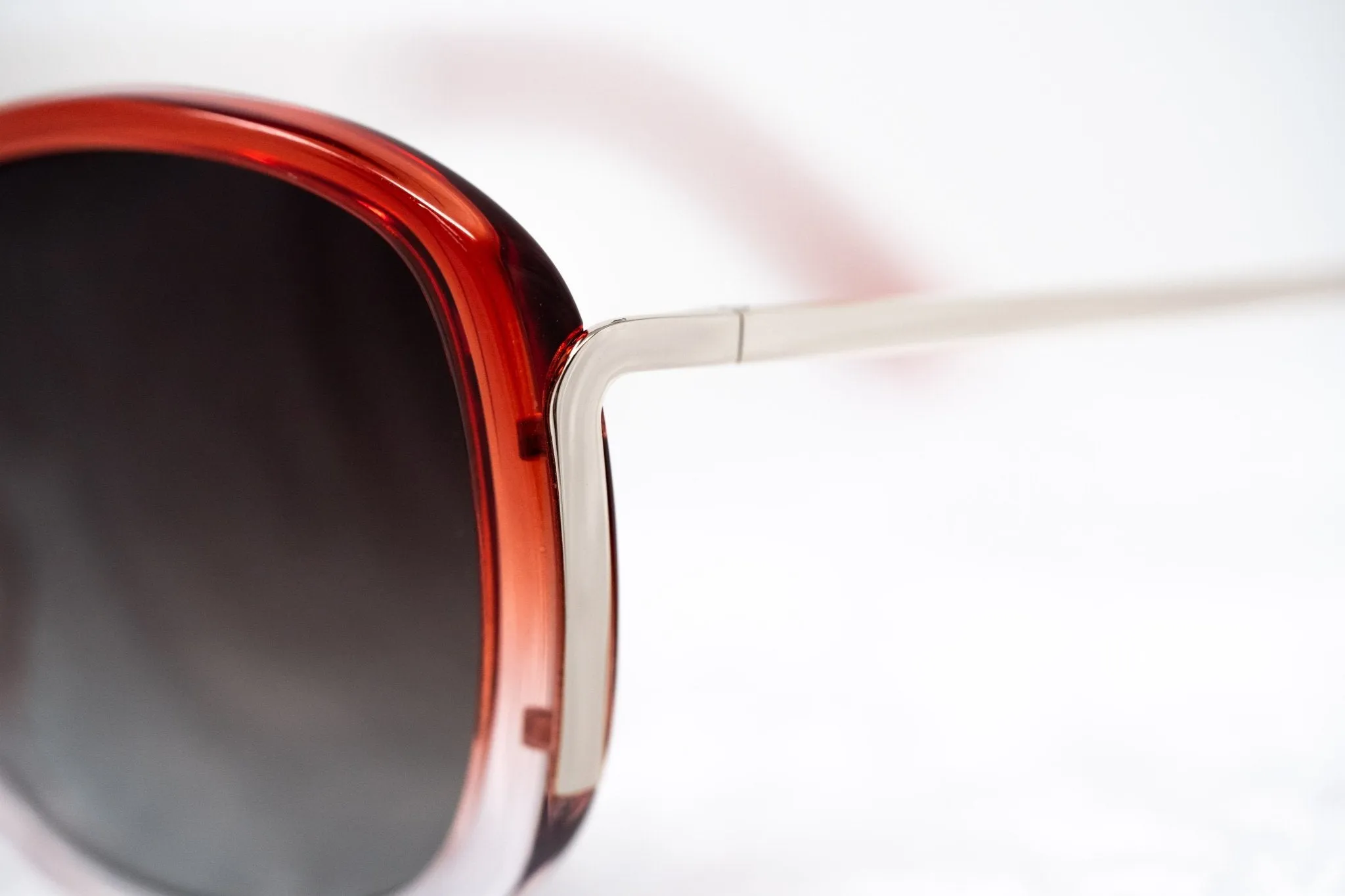 Prabal Gurung Sunglasses Oversized Red and Grey
