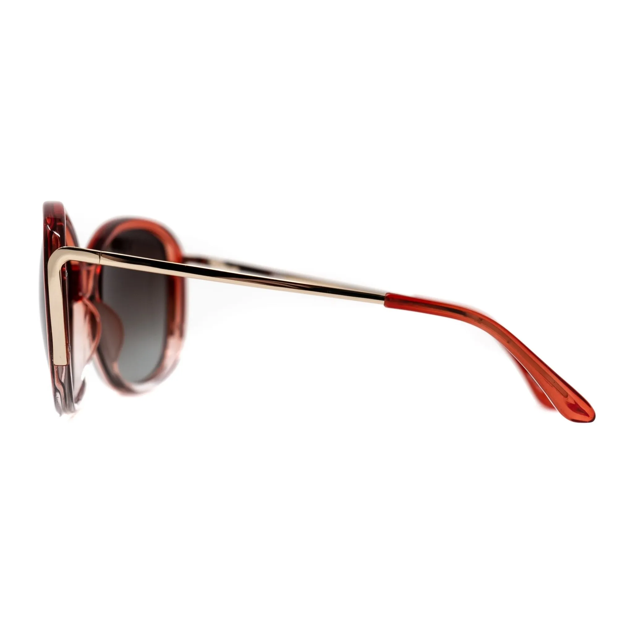Prabal Gurung Sunglasses Oversized Red and Grey