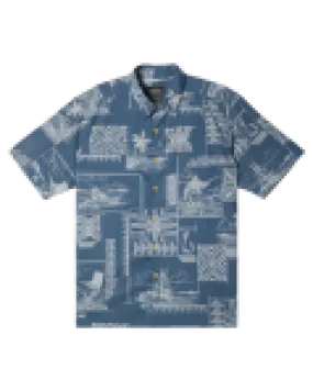 Quiksilver Mens Bill Fish Button Down SS