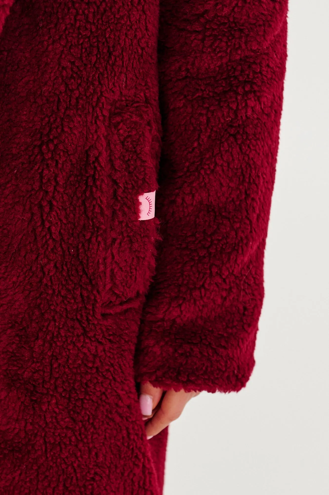 Ruby Wave Teddy Coat