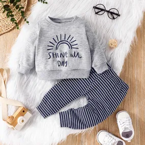 Shine All Day Sweatshirt and Sweatpants Set