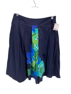 St Johns Bay Misses Size 4 Navy Multi Skirt