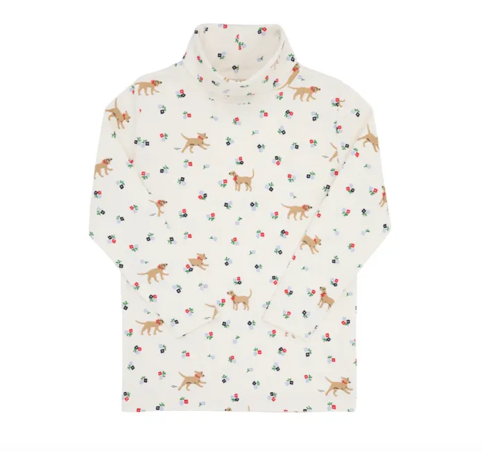 Tatum's Turtleneck & Onesie Mae Park Mini Floral