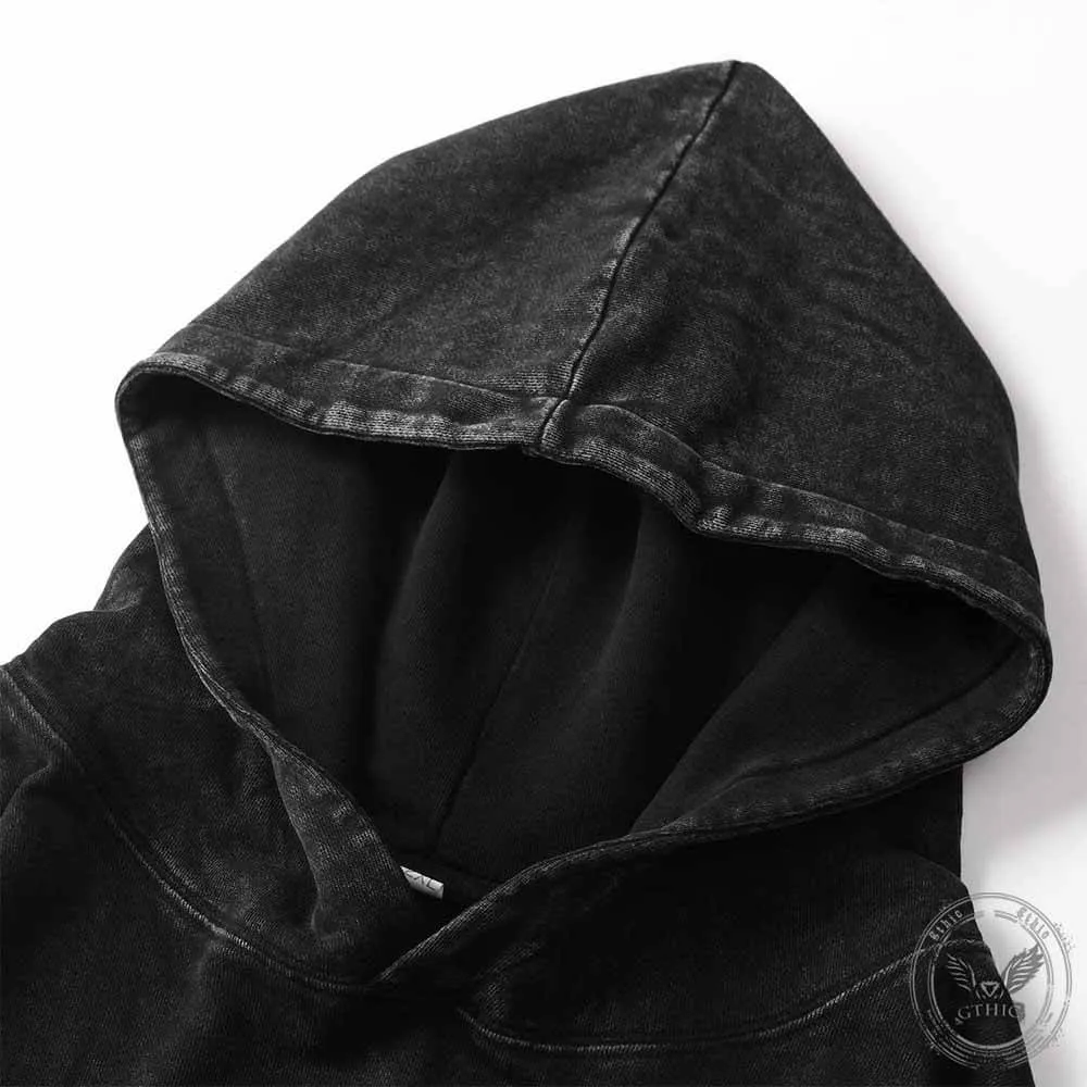 The Bartender Cocktail Funny Vintage Washed Hoodie