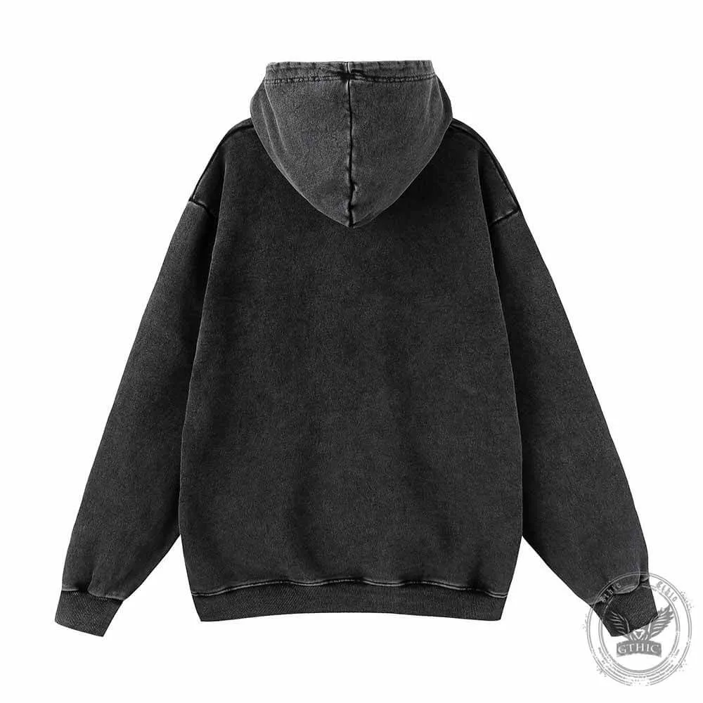 The Bartender Cocktail Funny Vintage Washed Hoodie