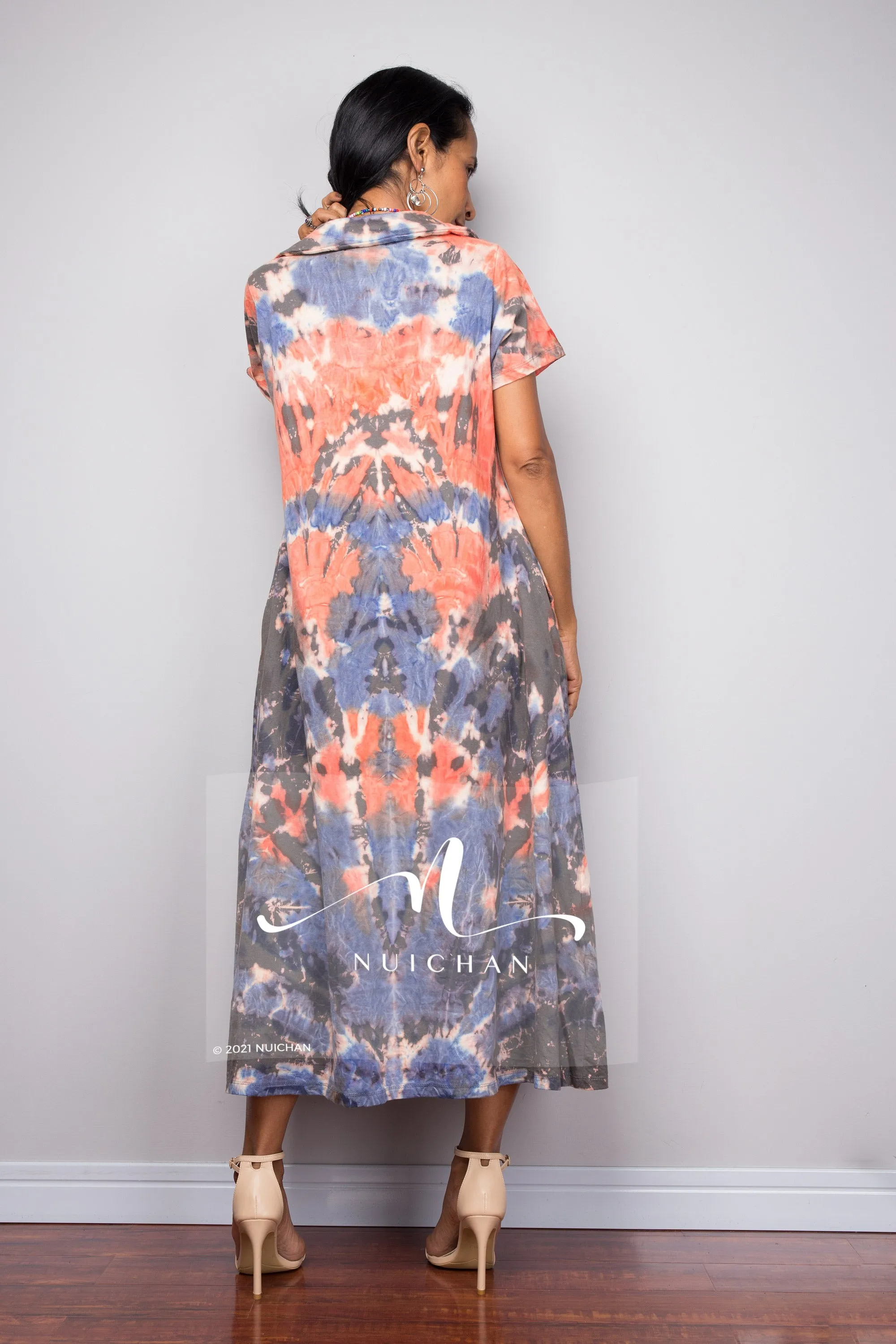 Tie Dye Midi Dress