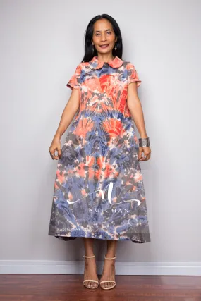 Tie Dye Midi Dress