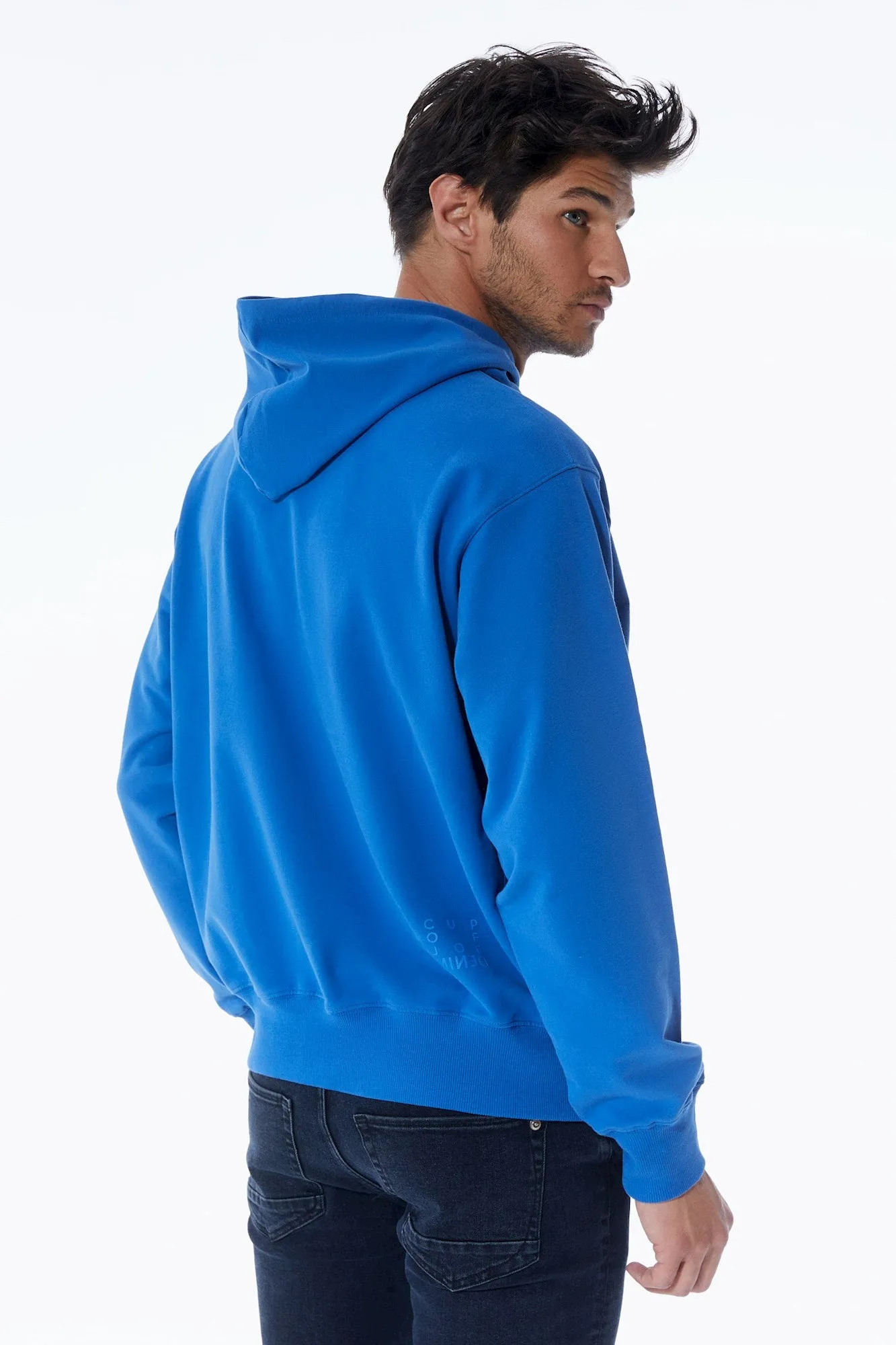 Tony - Hoodie - Saks Blue