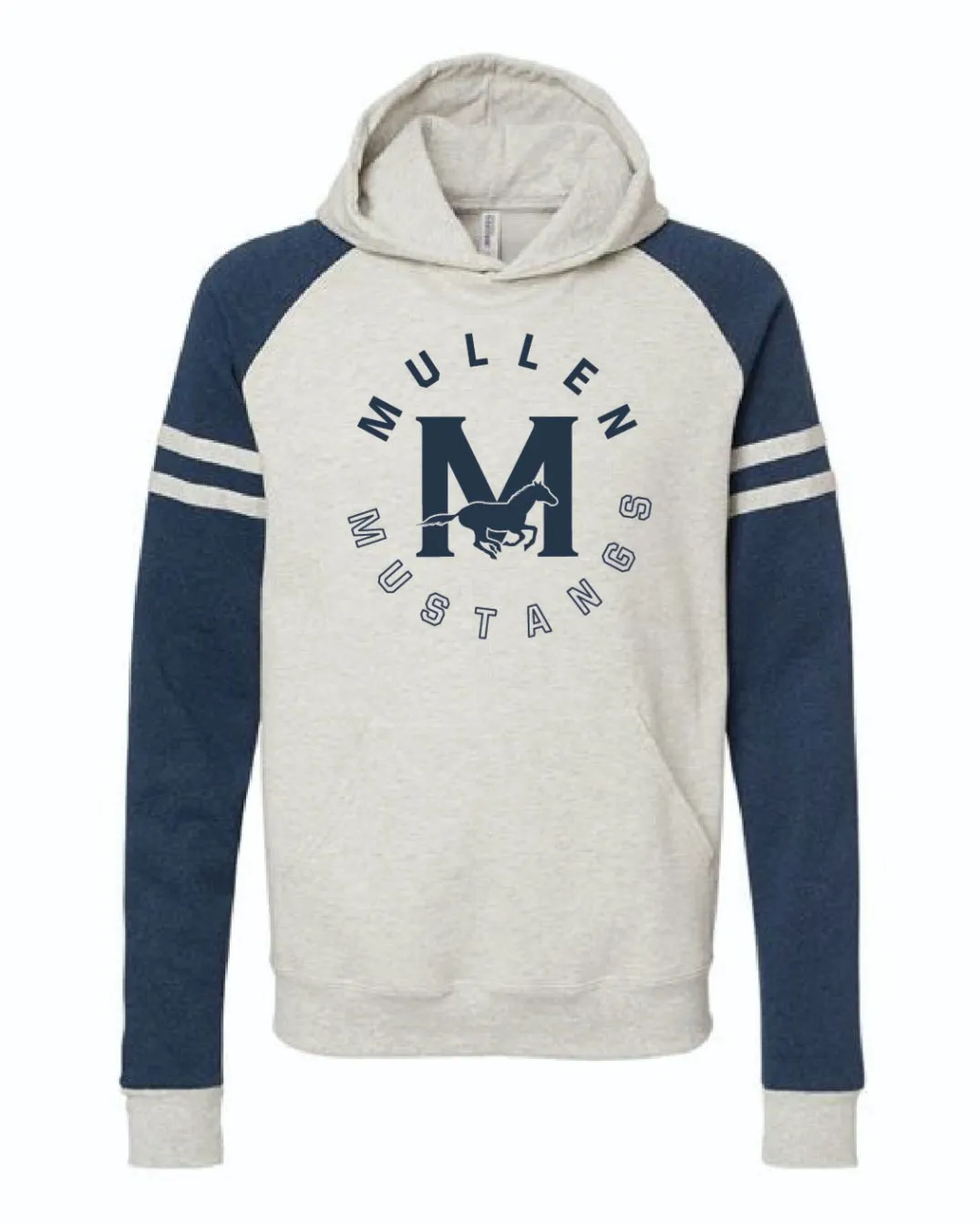 Unisex J America Color Blocked Raglan Hoodie