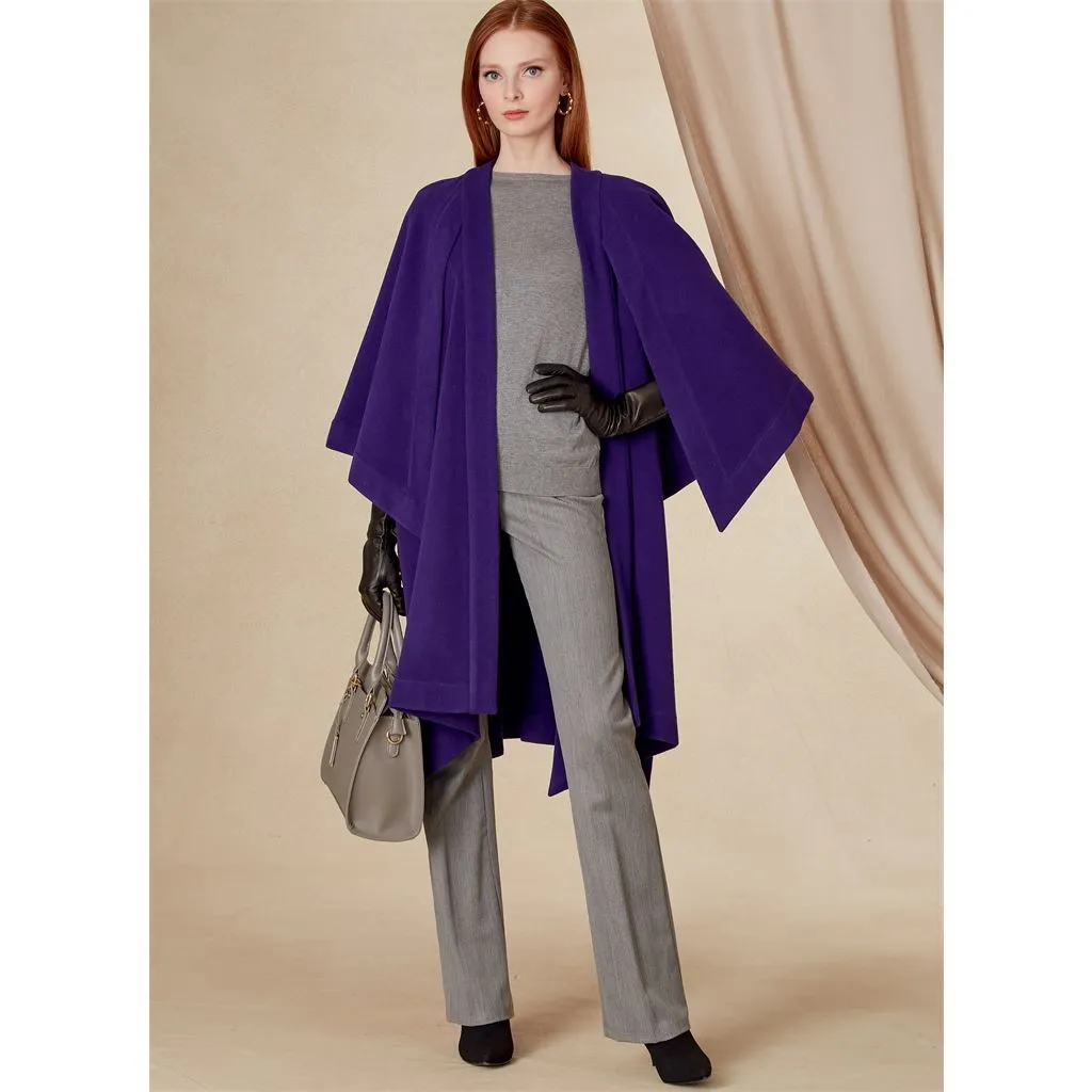 Vogue Pattern V1818 Misses' Cape