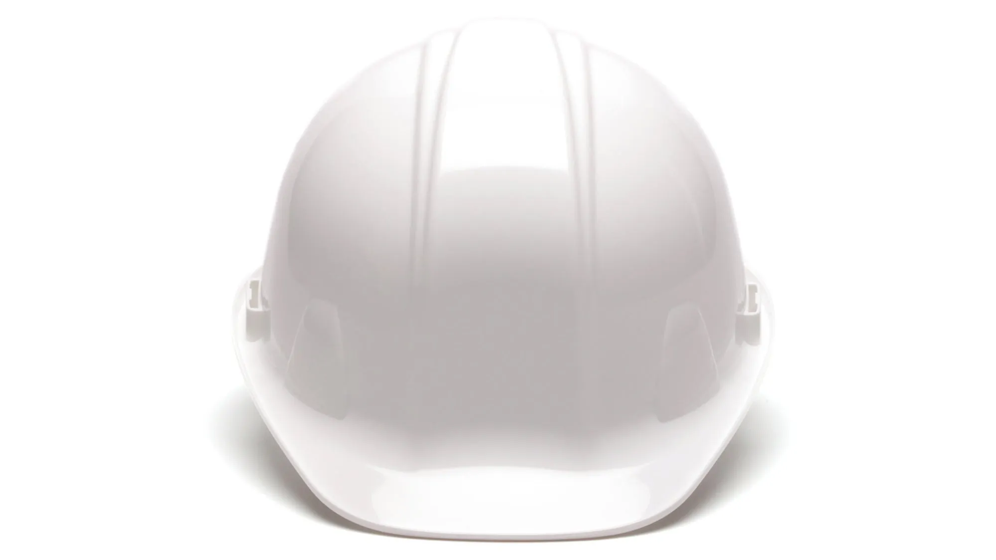 White Cap Style 4-Point Snap Lock Hard Hat