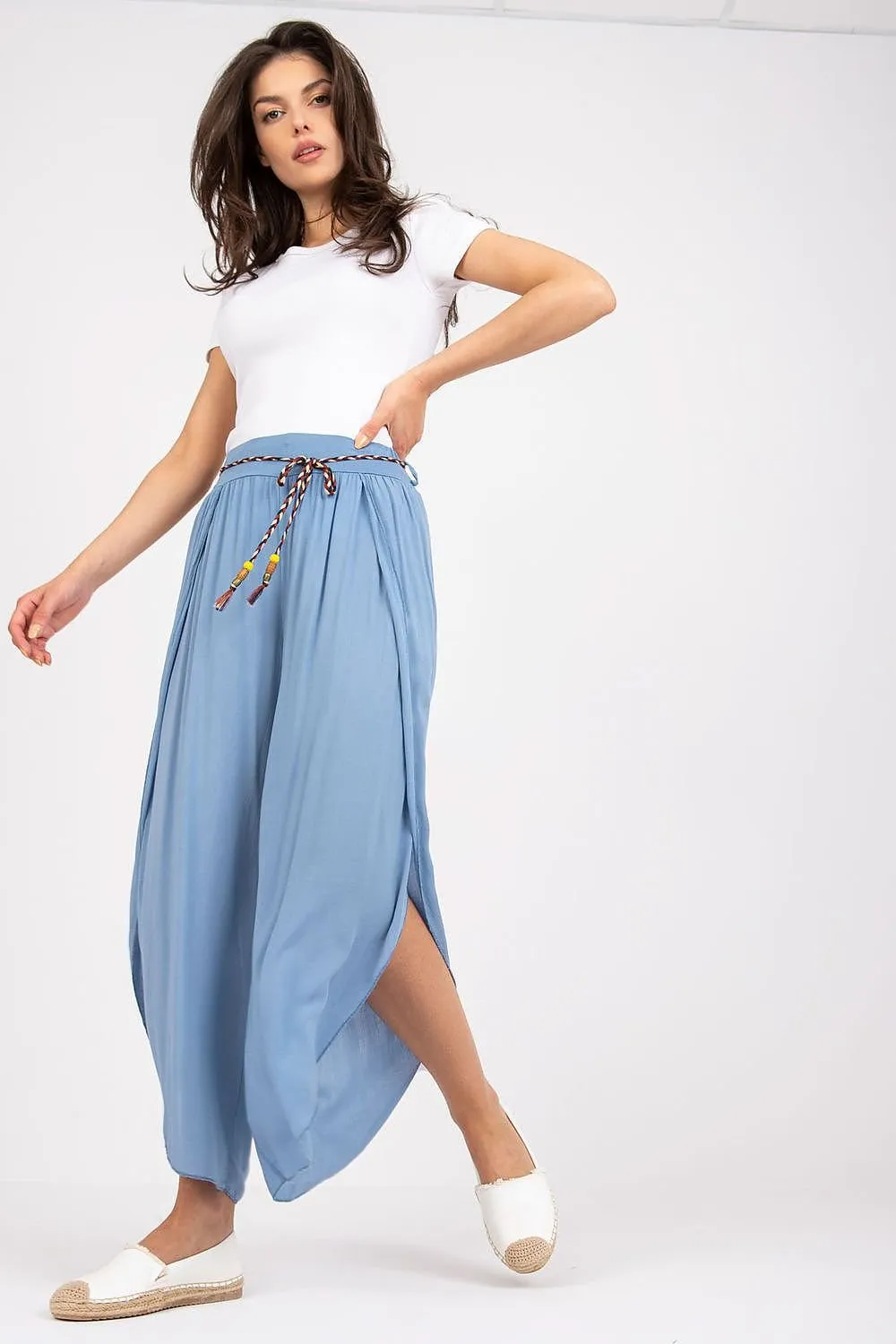 Women seam high waist wide leg pants