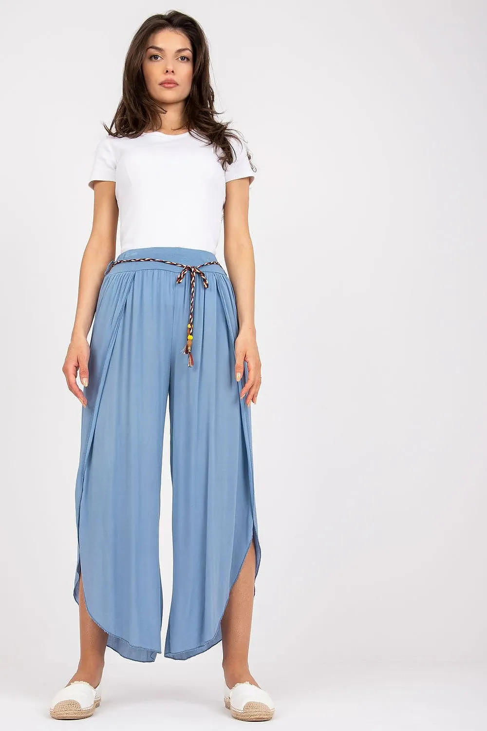 Women seam high waist wide leg pants