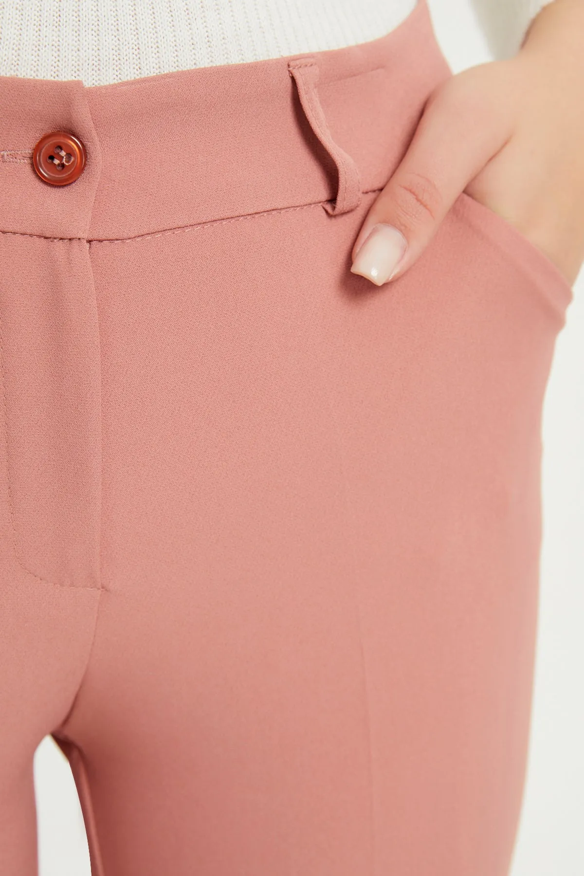 ZRF Women High Waist Pants - Powder - Mountain View